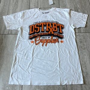 DDSTRXBT,white,Medium,round neck short sleeves printed t shirt for men